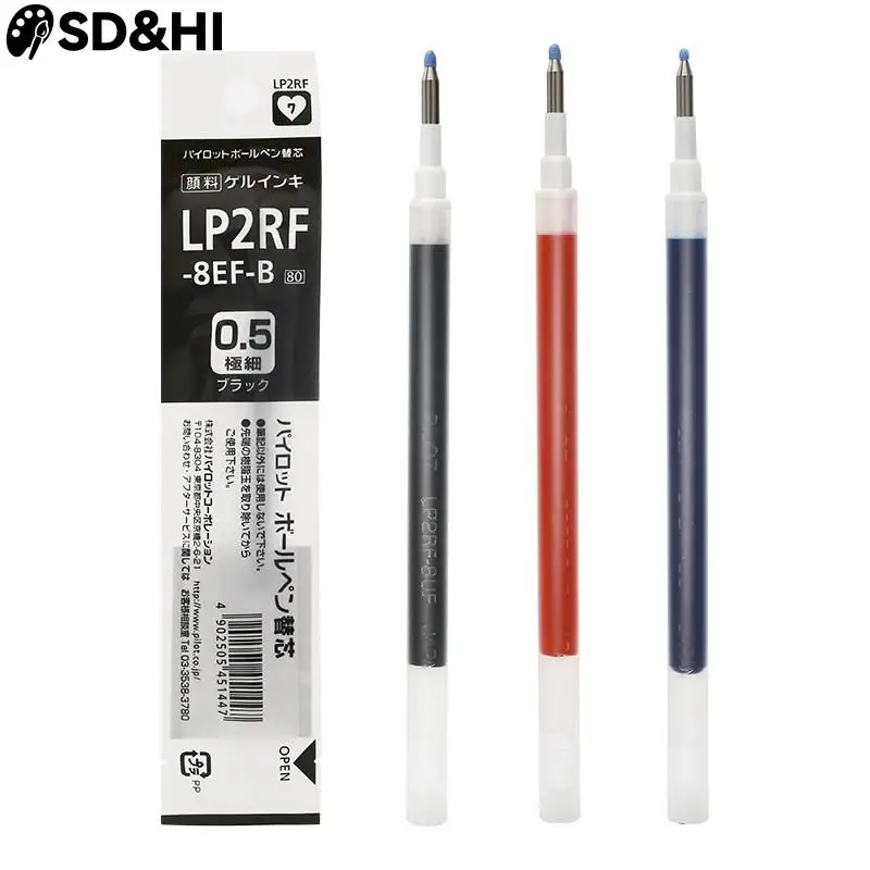

0.5mm Erasable Pen Refill Rod Magic Erasable Gel Pen Blue Black Red Ink Color Office Stationery Writing Supplies Replacement Ink