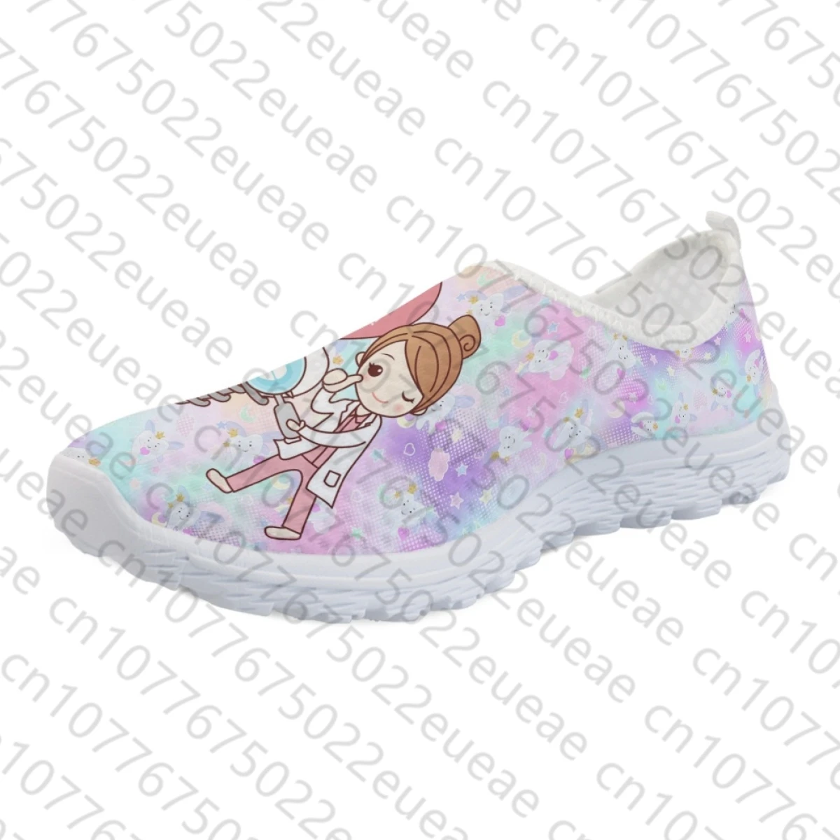 Kawaii Tooth Angel повседневная обувь на плоской подошве летние дышащие легкие кроссовки