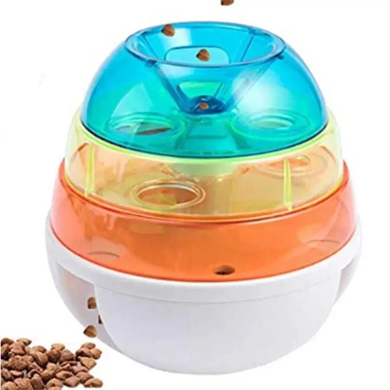 

Interactive pet Food Feeder Ball Safe Slow Feeder Dog Ball Toy Interesting Leak Food toys for kitten puppy pet playing supplies