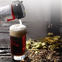 newest compass portable mini beer bubbler washable household ultrasonic beer foaming machine beer bubblers 40000 timess