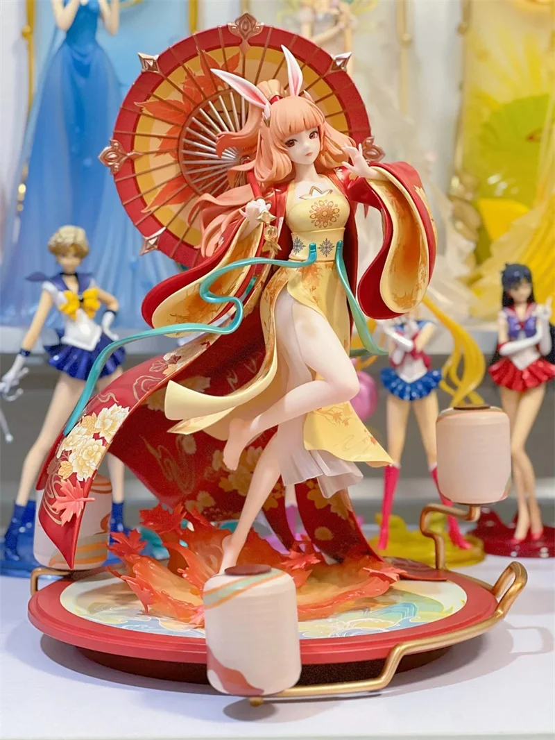 31 см 1/7 100% Оригинальная фигурка Honor Of Kings Gongsunli Jinghongwu Ver Аниме фигурки коллекционные