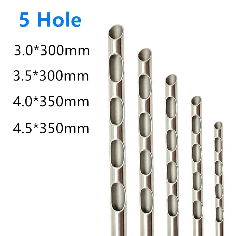 

4 Holes/5 Holes Incision Cannulas Fat Harvesting Cannula Liposuction Cannulas Porous Planer Needle Fat Transfer Cannula