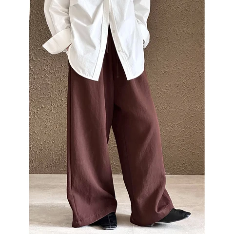 Sherhure женские прямые черные брюки из хлопка