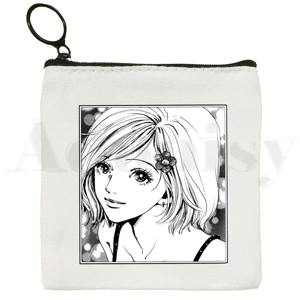 Hot JapanAnime Nana Osak Kawaii Ren Honjo Manga Coin Purse Illustration Key Case Simple Small Cloth Bag New Creative Coin Purse