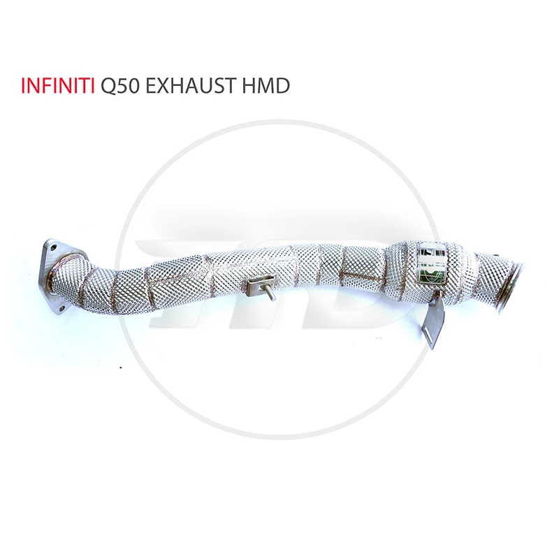 

HMD Exhaust Downpipe for Infiniti Q50 2.0T Car Accessories With Catalytic Converter Header Intake Manifolds