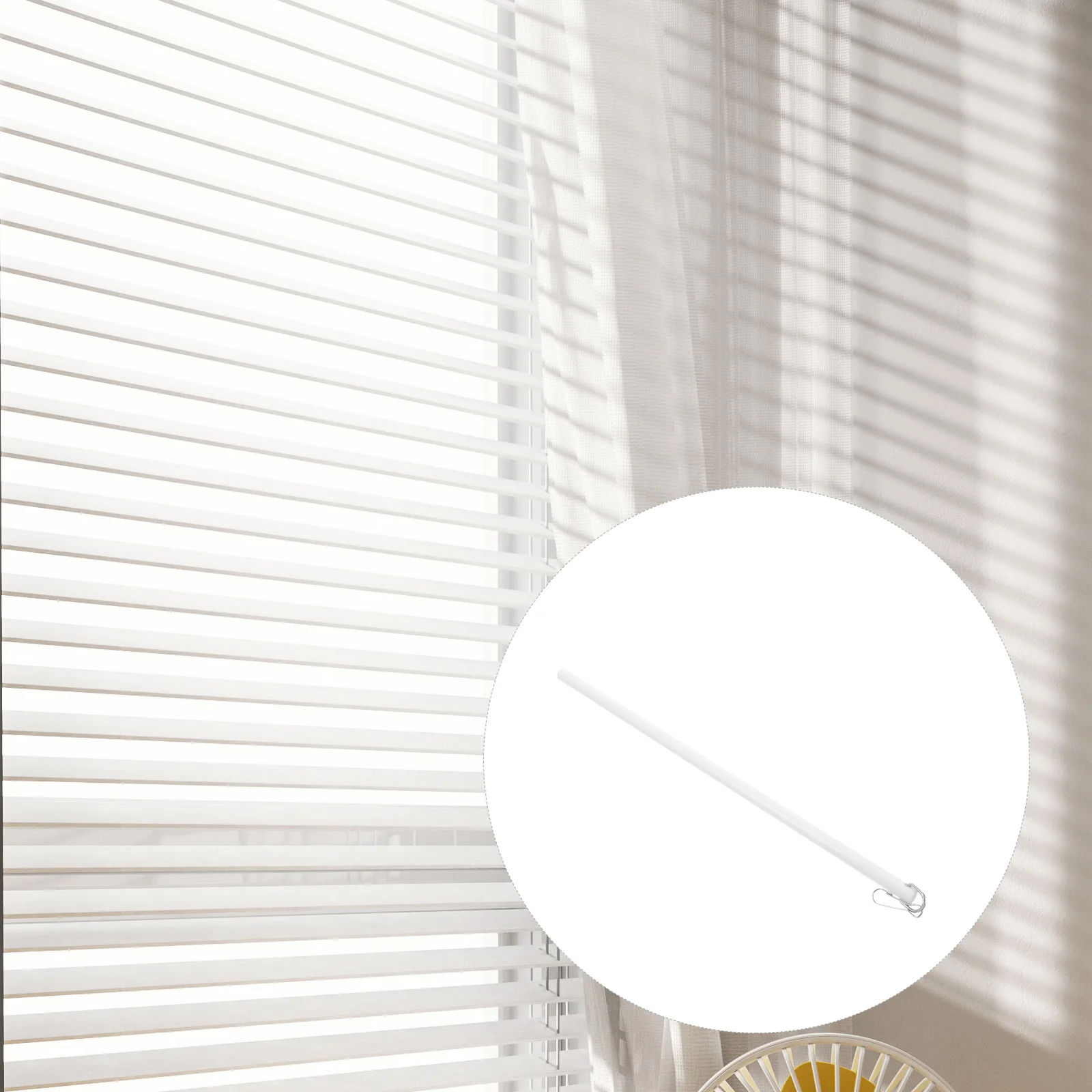 

Venetian Blinds Window Shades Cordless Drapery Pull Rod Acrylic Vertical Repair