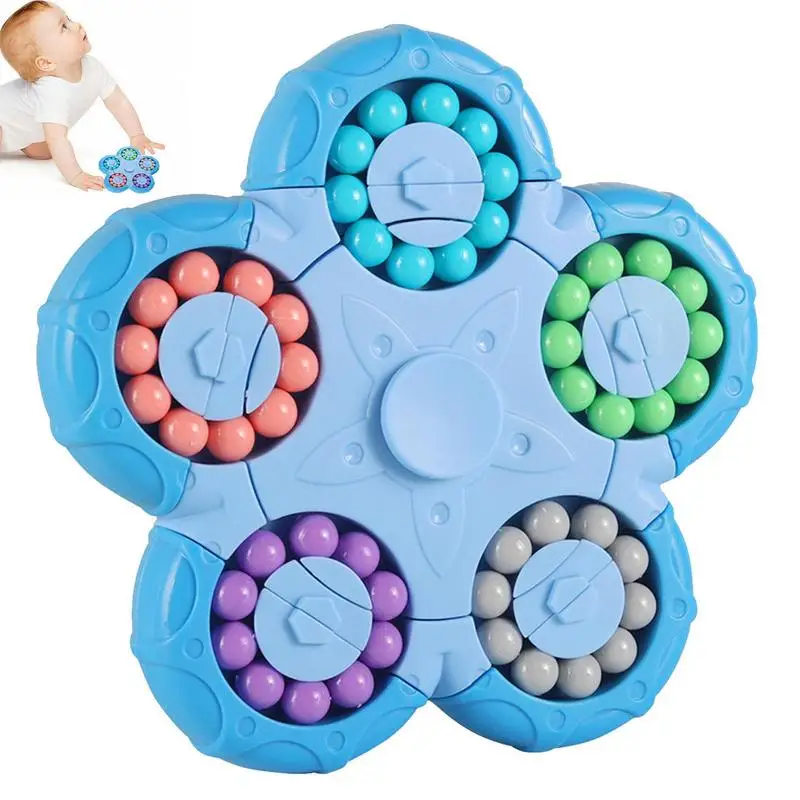 

Вращающаяся Волшебная головоломка, вращающаяся Волшебная головоломка, игрушки-Спиннер, развивающие вращающиеся Волшебные головоломки, бусины, идеальная вечеринка, защита от пыли