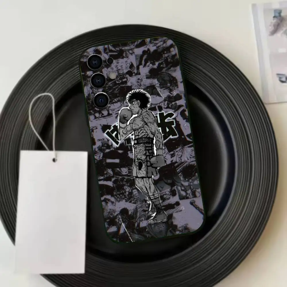 Мягкий черный чехол для телефона Makunouchi handsome I-Ippo для Samsung S24, S21, S22, S20, S23, S30, Ultra, S20, Plus (art.: 3920dbd95dba0) - 3920dbd95dba0