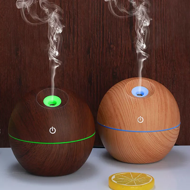 

USB Aroma Essential Oil Diffuser Ultrasonic Mist Humidifier Air Purifier 7 Color Change LED Night light for Office Home