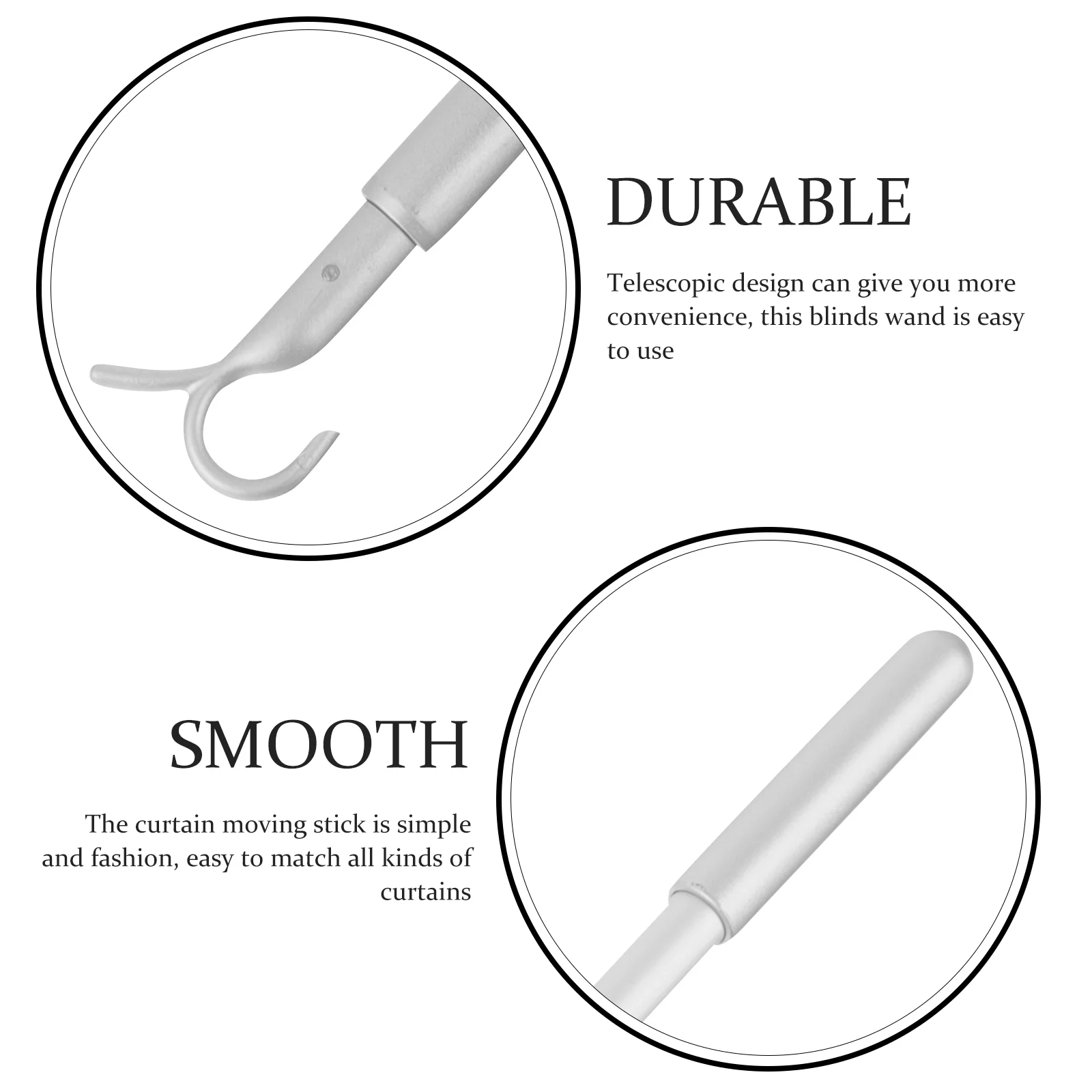 Венецианские жалюзи Вертикальные Практичная палочка Телескопическая