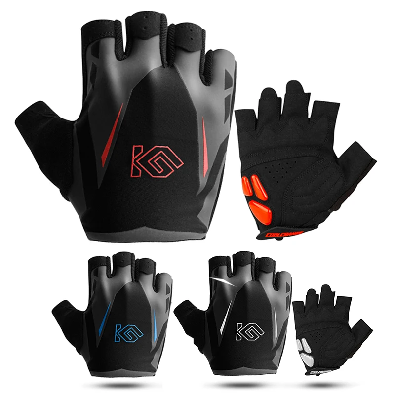 Купи GEL Liquid Shockproof Cycling Gloves Sports Anti-sweat Bicycle Gloves Anti-slip Breathable Half Finger Bike Gloves For Men Women за 478 рублей в магазине AliExpress