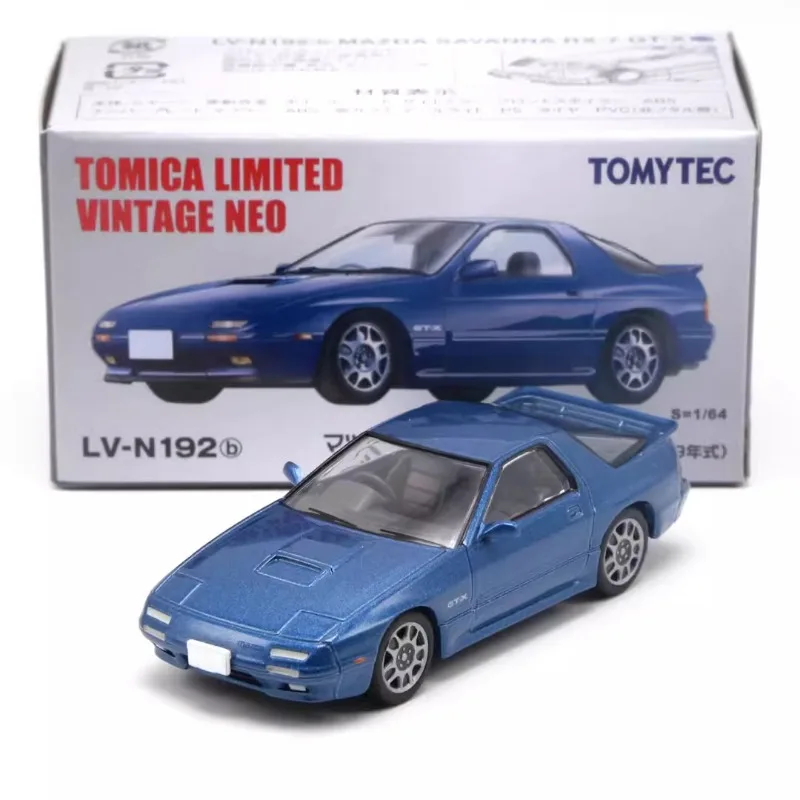 TAKARA TOMY TOMYTEC 1/64 Реальная Модель MAZDA SAVANNA TLV-192b голубой сплав игрушечный мотор