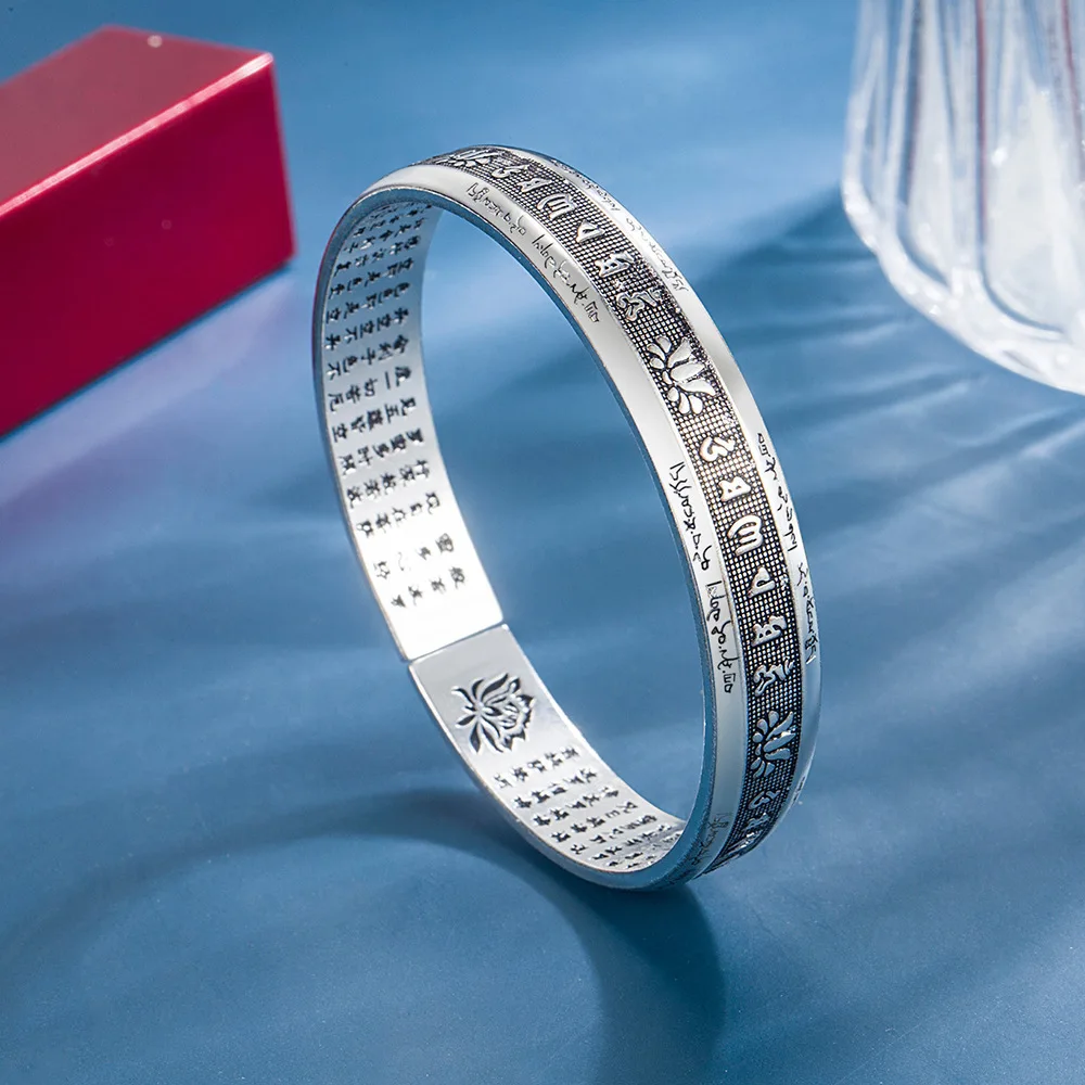 2024 New Product Temperament Solid Made Old Da Dongmen Open Women's Hand Jewelry Bracelet