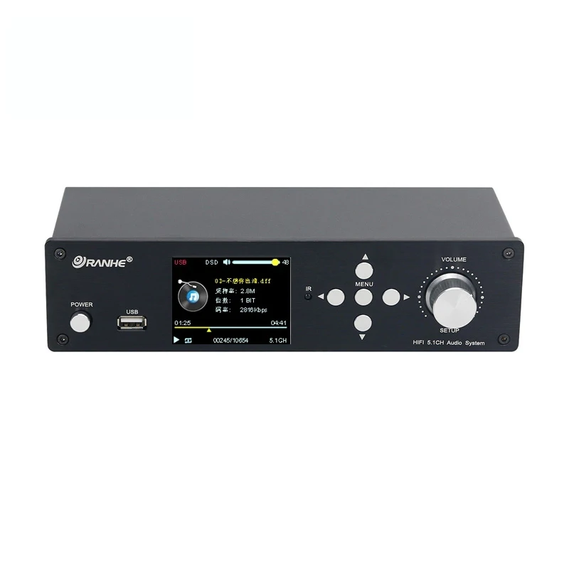 Фото Цифровой декодер DTS 5.1, преобразователь цифрового аудио в аналоговое, HDMI2.0, коаксиальный вход SPDIF, Bluetooth5.0, ARC, вход для USB-накопителя ПК №4