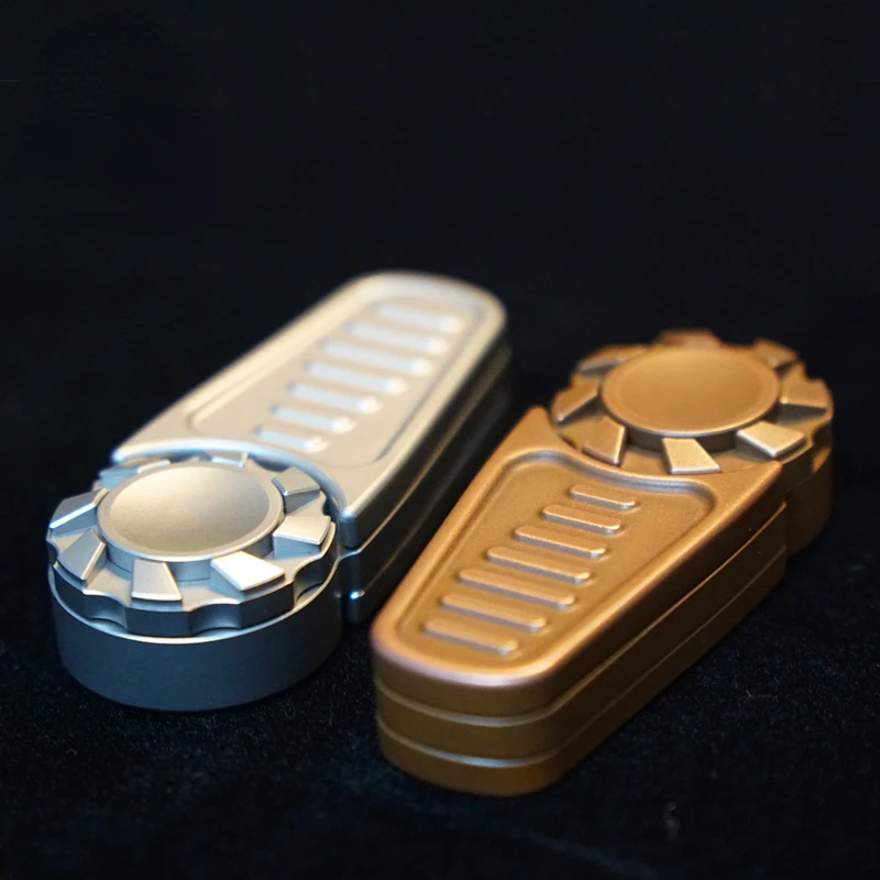 Flint Fingertip Gyro Stainless Steel Copper Zirconium Alloy Adult Portable Portable Decompression EDC enlarge