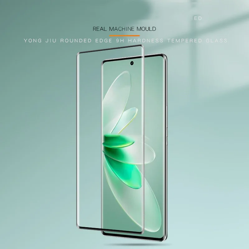 9H Tempered Glass For Vivo V25 Pro V27 Pro 3D Curved Screen Protector For VIVO V25Pro V27Pro Full Cover Protective Glass