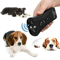 pet dog repeller ultrasonic dog training tools anti barking stop barking animal attacks device with led light dog accessories