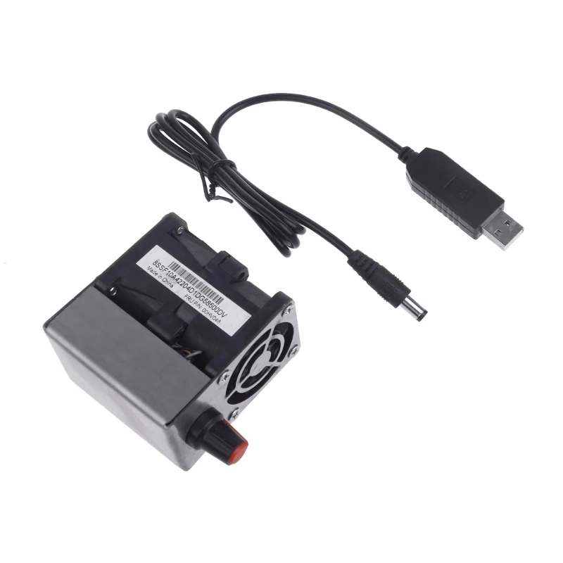 

USB Blower Large Air Volumn Fan for Outdoor Cooking Metalworking BBQs Camping Dropship