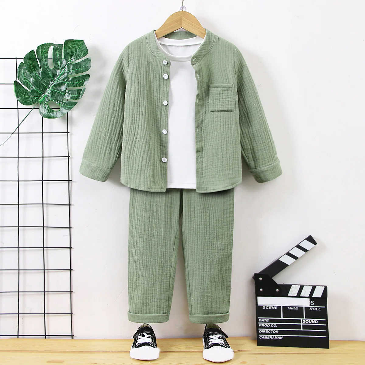 

Boys Clothing Set 2022 New Fashion Casual Korean Children's Clothing Korean Thin Section Western Style Two-piece Set