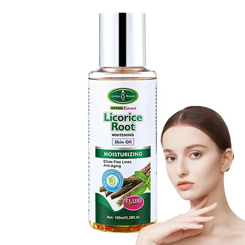 

Root Extract Oil 100ml Root Drops For Dark Spots Removal Anti Pore Shrinking Facial Oil Facial Moisturizer