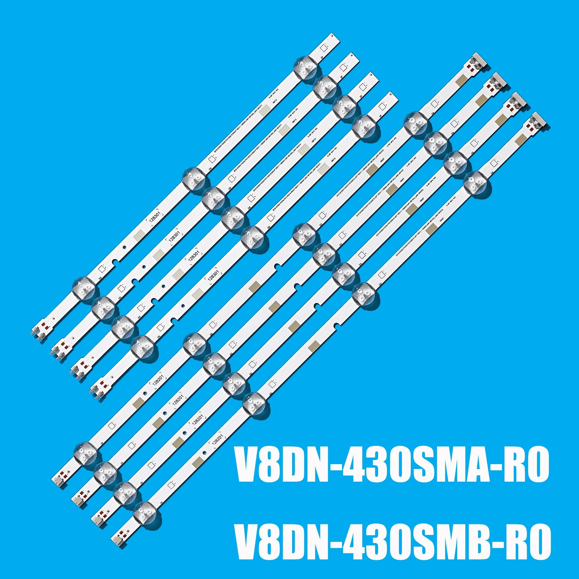 1/5/10 комплект светодиодной подсветки для V8DN-430SMA-R0 430SMB UE43N5300AU UE43N5000 UN43J5290 UN43T5300