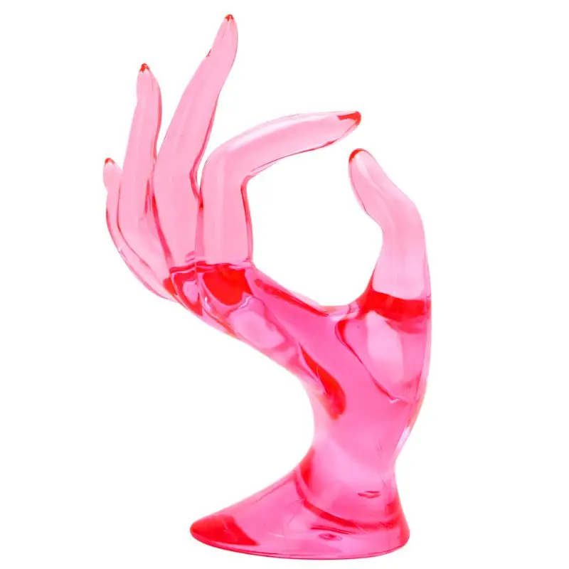 

F19D Hand Jewelry Display Holder OK Shape Hand Bracelet Ring Holder Jewelry Stand