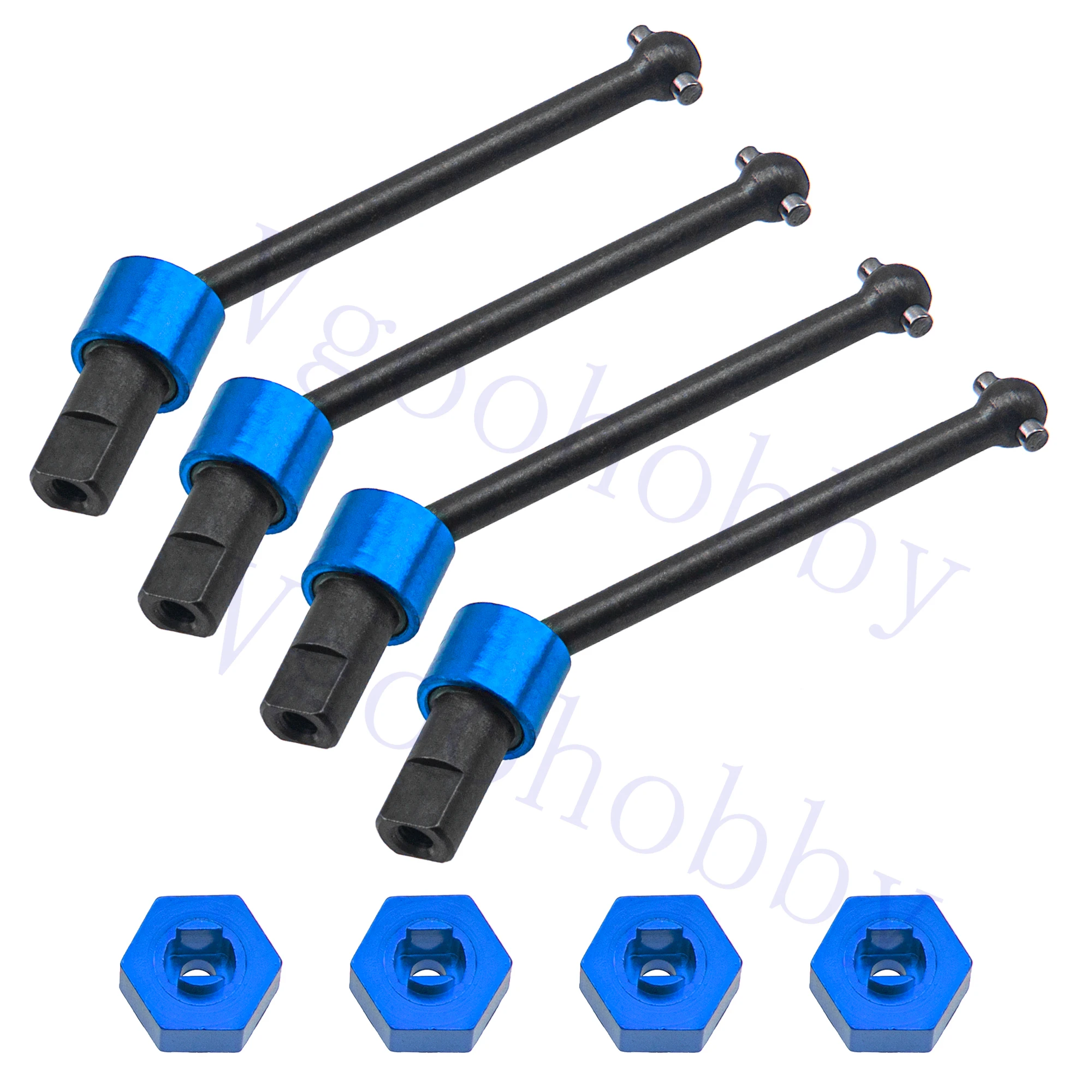 Передний и задний ходовой механизм из алюминиевого сплава и Шестигранная ступица 7650 7669 для радиоуправляемого автомобиля Traxxas 1/18 LaTrax Teton Desert Prerunner