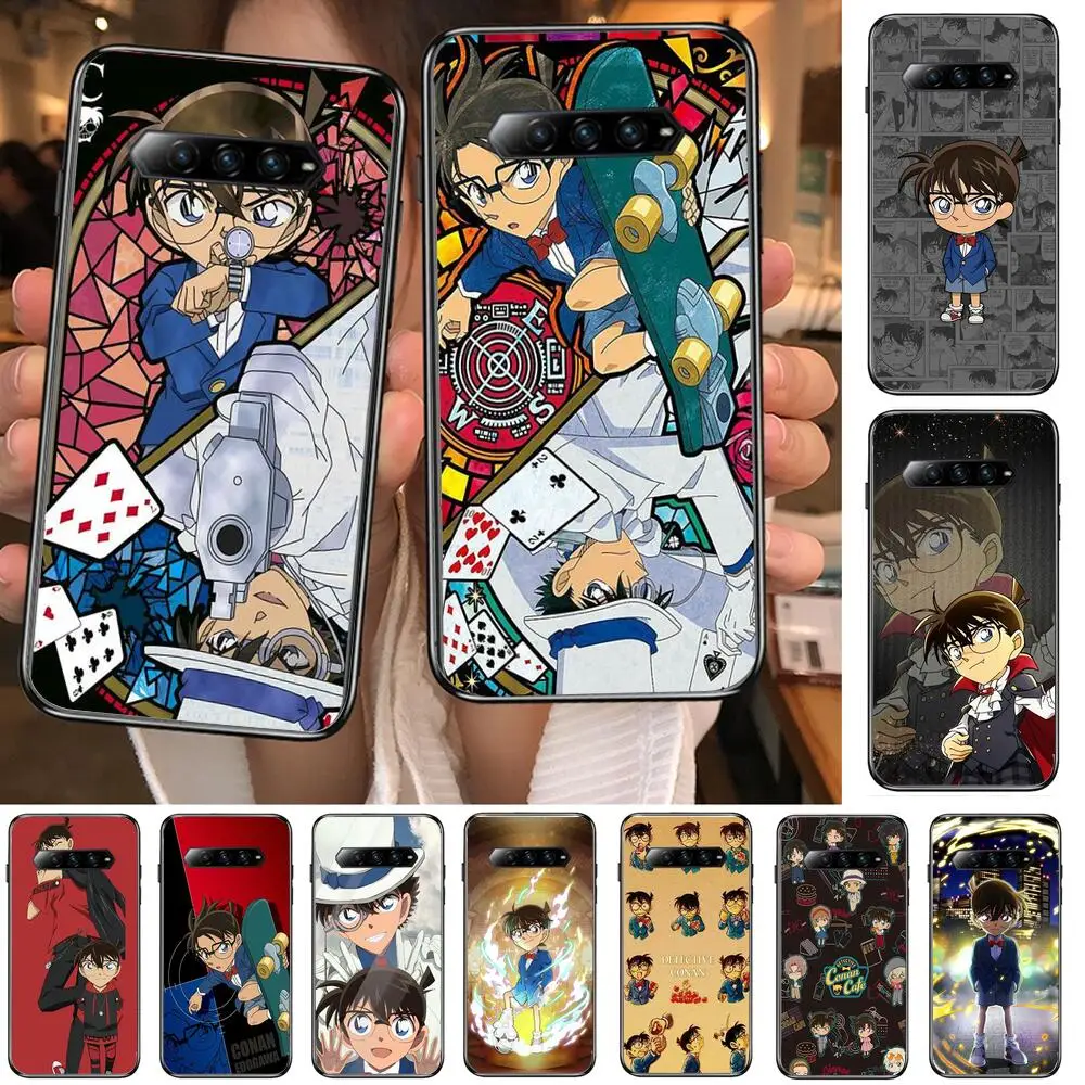 

Detective Conan Kid Phone Case For xiaomi redmi Black Shark 4 Pro 2 3 3s Cases Helo Black Cover Silicone Back Prett mini cover f