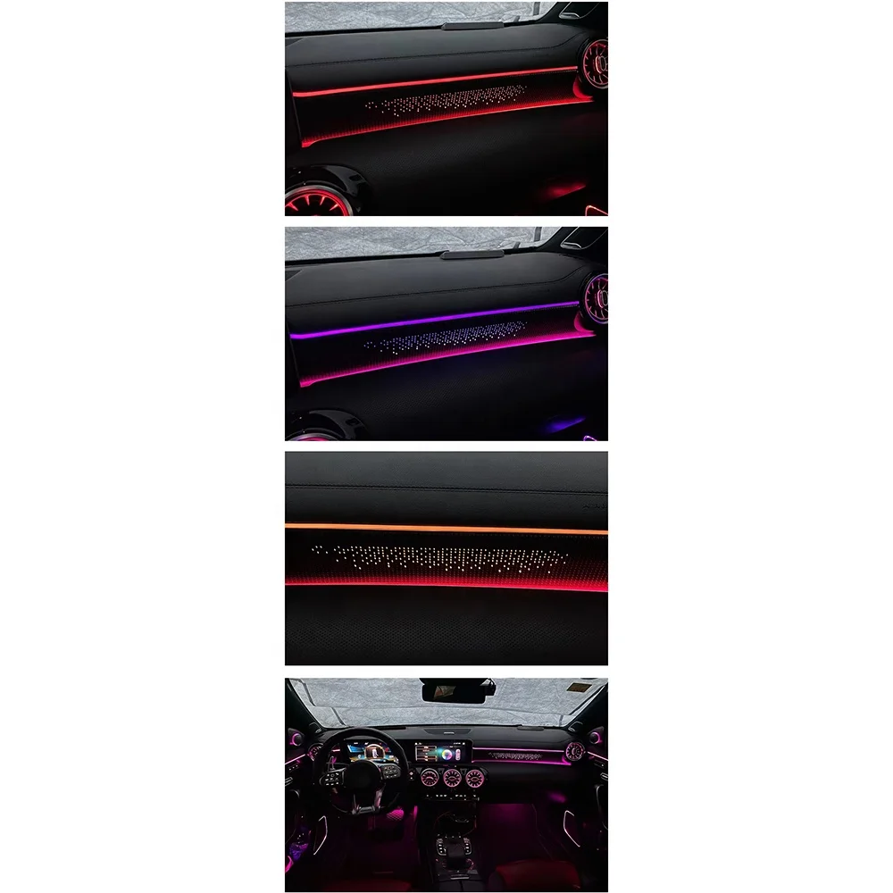 iCarsin 64 цвета светодиодный вентиляционный светильник для Mercedes Benz CLA W118 2020 2021 2022