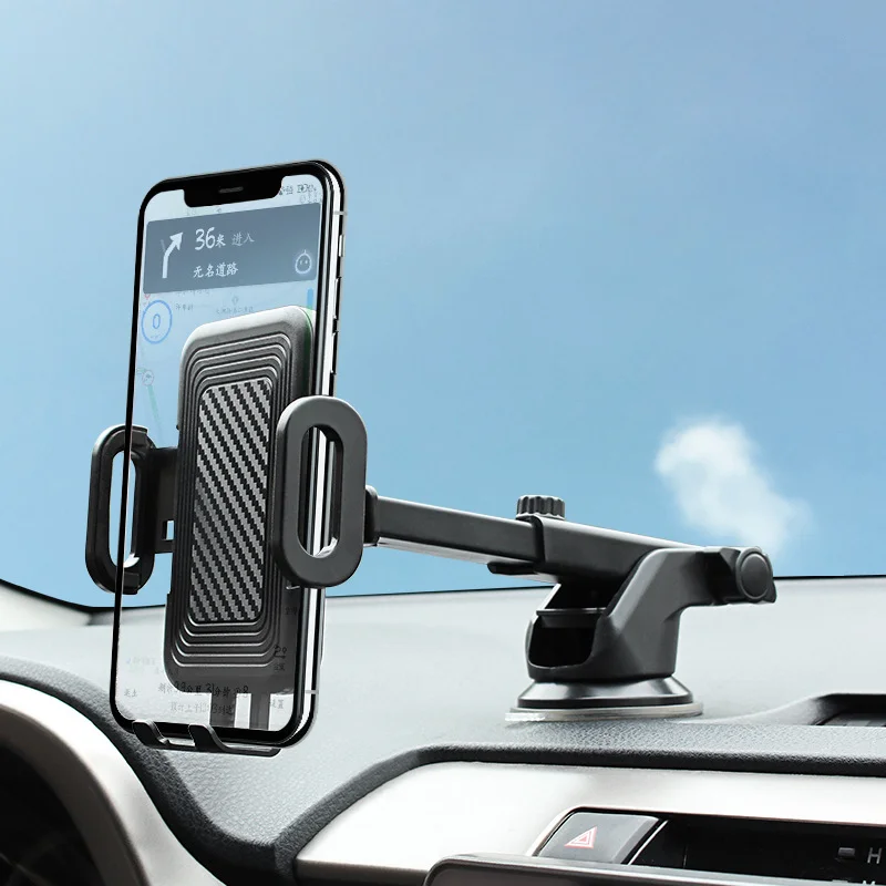 Car Phone Holder Cellphone Mount Mobile Phone Support Portable Car Hands Free Phone Mount for Windshield Car Accessories