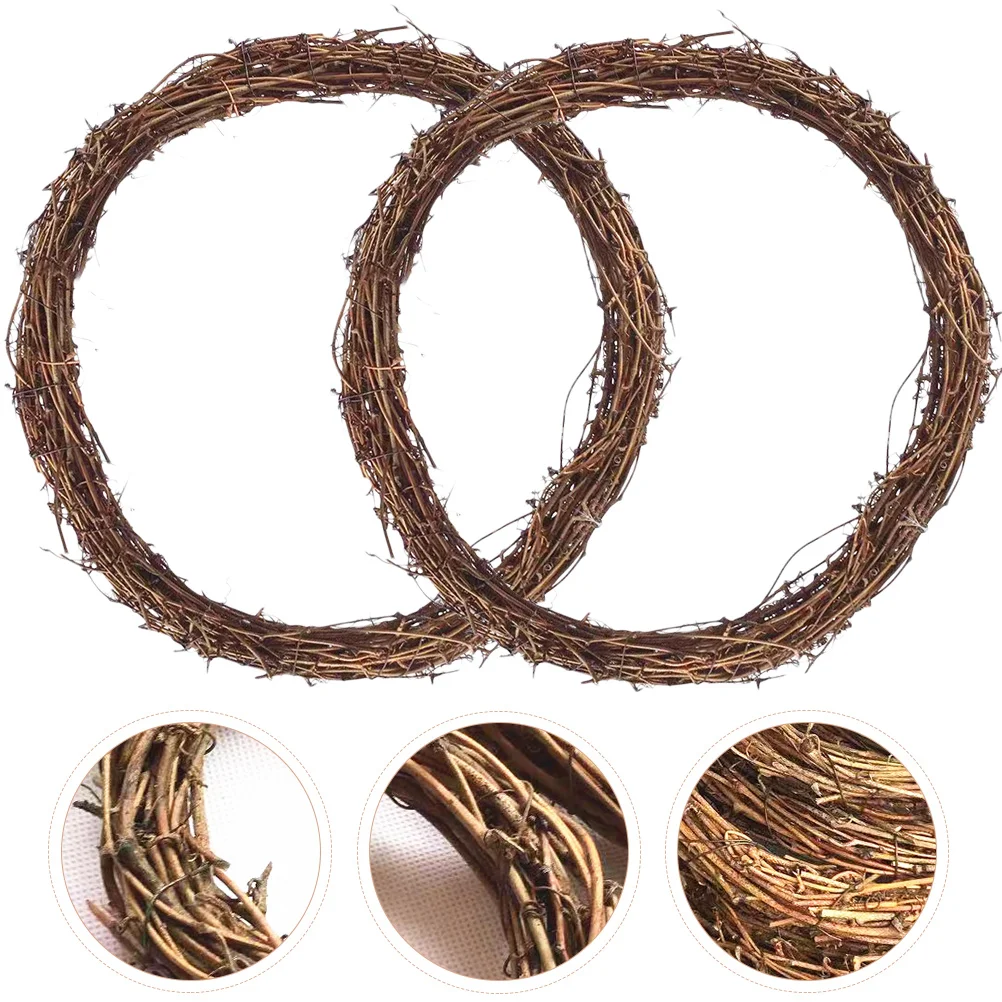 

Wreath Vine Grapevine Garland Branch Rattan Wedding Ring Christmas Diy Hanging Twig Wooden Decorative Wicker Floral Front Year