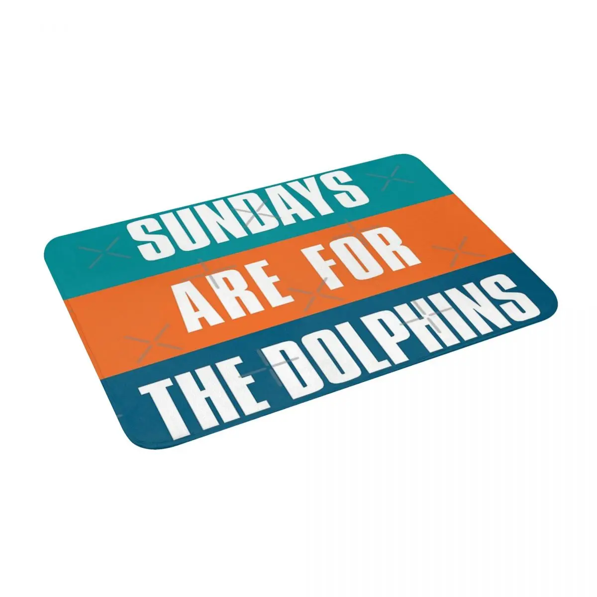 Воскресение для дельфинов коврик фанатов Майами из футбола ног