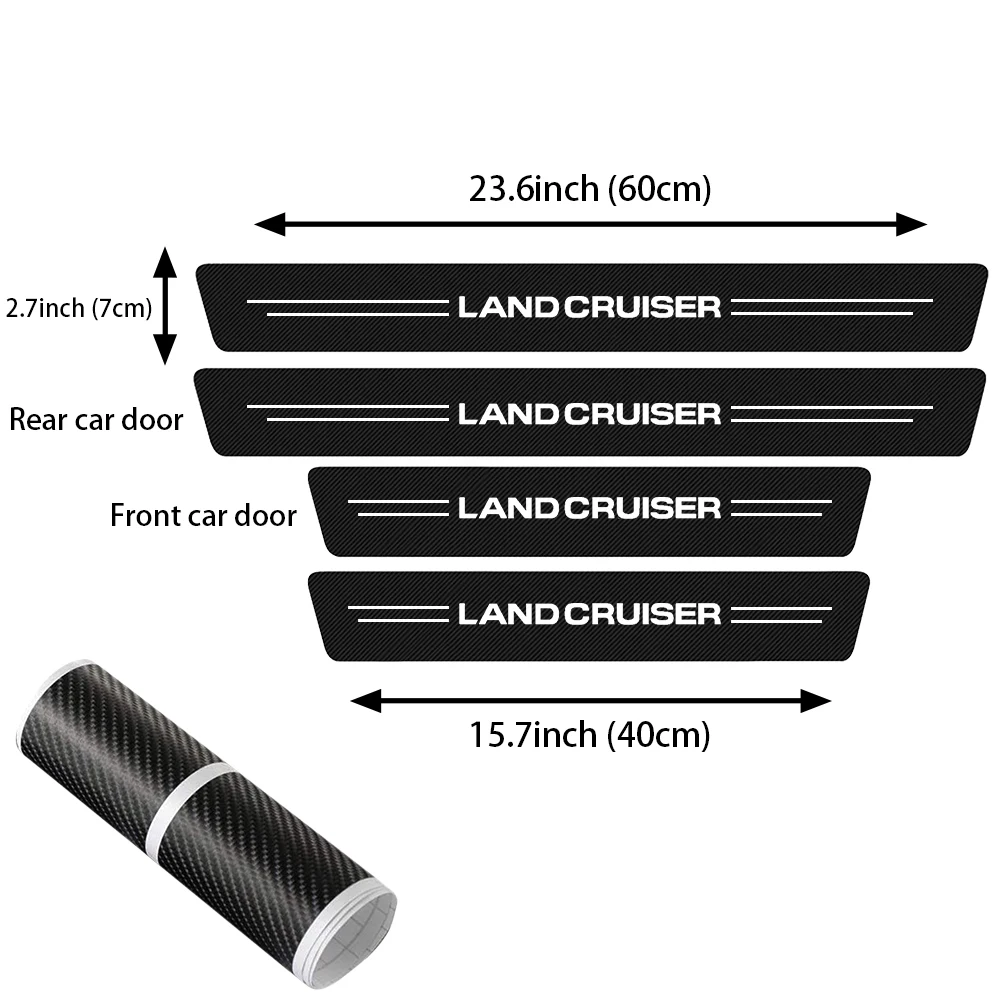4 шт. для Toyota Land Cruiser 100 LC100 J100 1998 1999 2000 2001 - 2002 2003 2004 2005 2006 2007 Накладка на порог