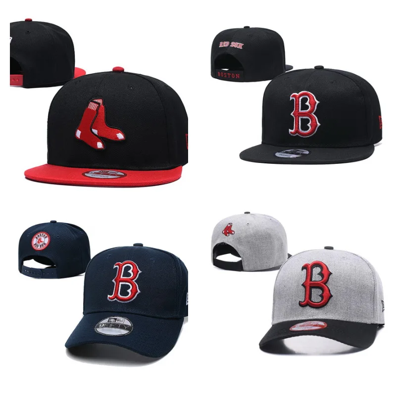 

Регулируемая Американская Футбольная Кепка горячая Распродажа Boston Red Sox, крутые бейсболки, взрослые кепки с плоским верхом в стиле хип-хоп, р...