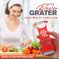 5 in 1 peeler grater multipurpose household vegetable garlic potato slicer grinding tool kitchen accessories