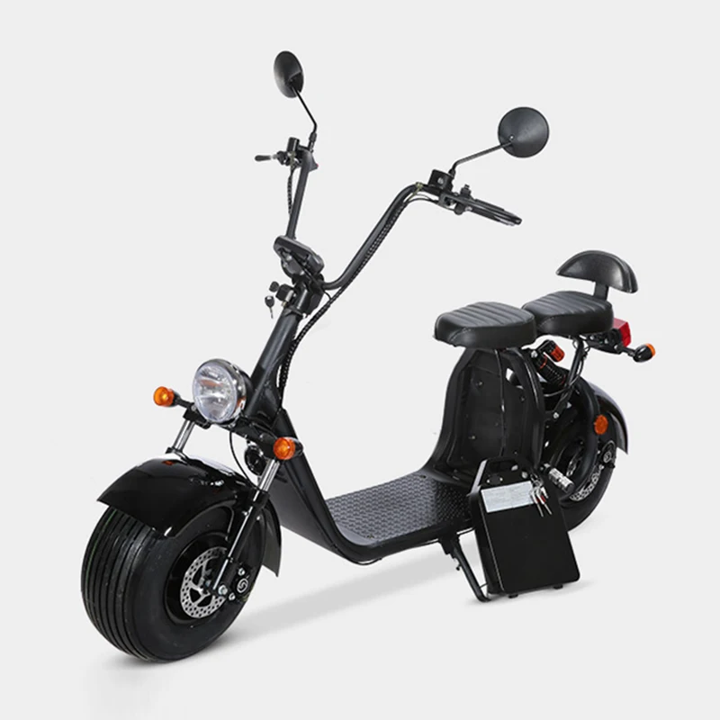 Электрический мотоцикл для взрослых Citycoco максимальная скорость 50 км/ч 1500 Вт