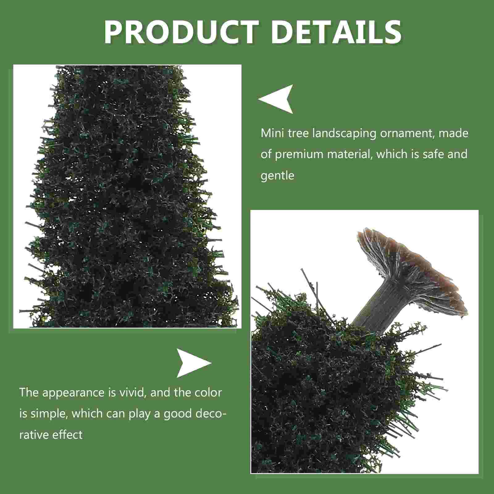 15 шт. маленькое дерево пейзажная модель мини-деревья для поделок миниатюрный