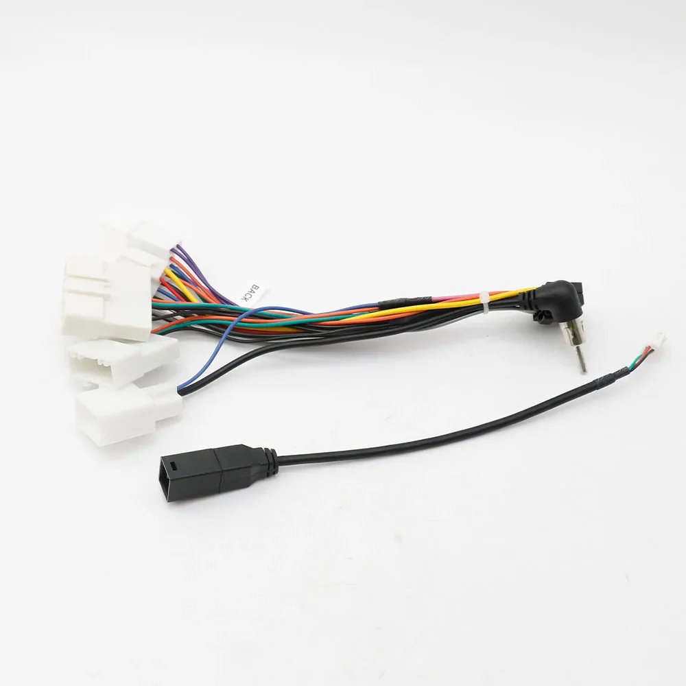 9-дюймовый 2DINCar Radio Fascias рамка стерео панель жгут проводов разъем шнур питания для