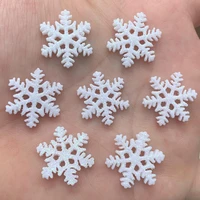 20pcs snowflake shape flatback embellishment cabochon for diy crafts jewelry making wedding christmas party decoration