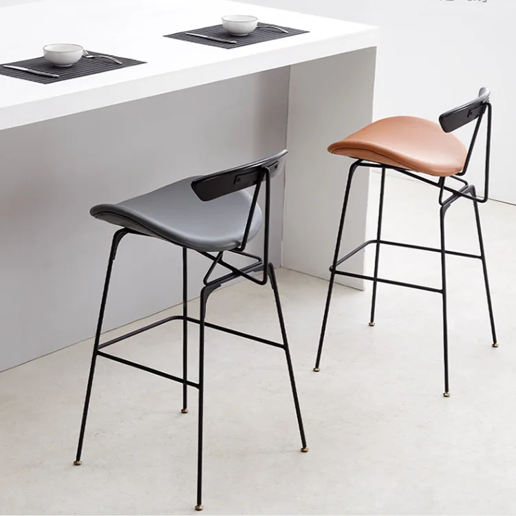 

C0118 Simple casual dining chair_manufactory direct supply modern light luxury bar dining chair_leisure creative bar dining chai