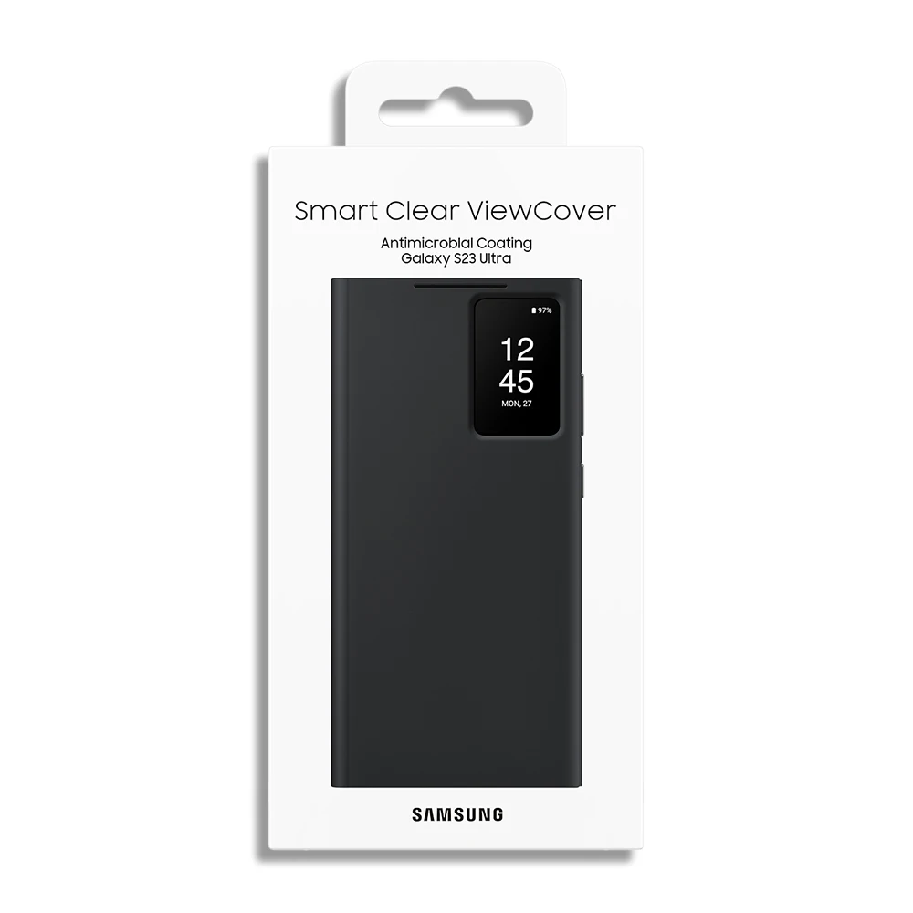 Фото Оригинальный чехол для смартфона Samsung Galaxy S23 Ultra Smart View Wallet S23Ultra 5G S-View, откидной слот для карт, просмотр окна, чехол для телефона №5