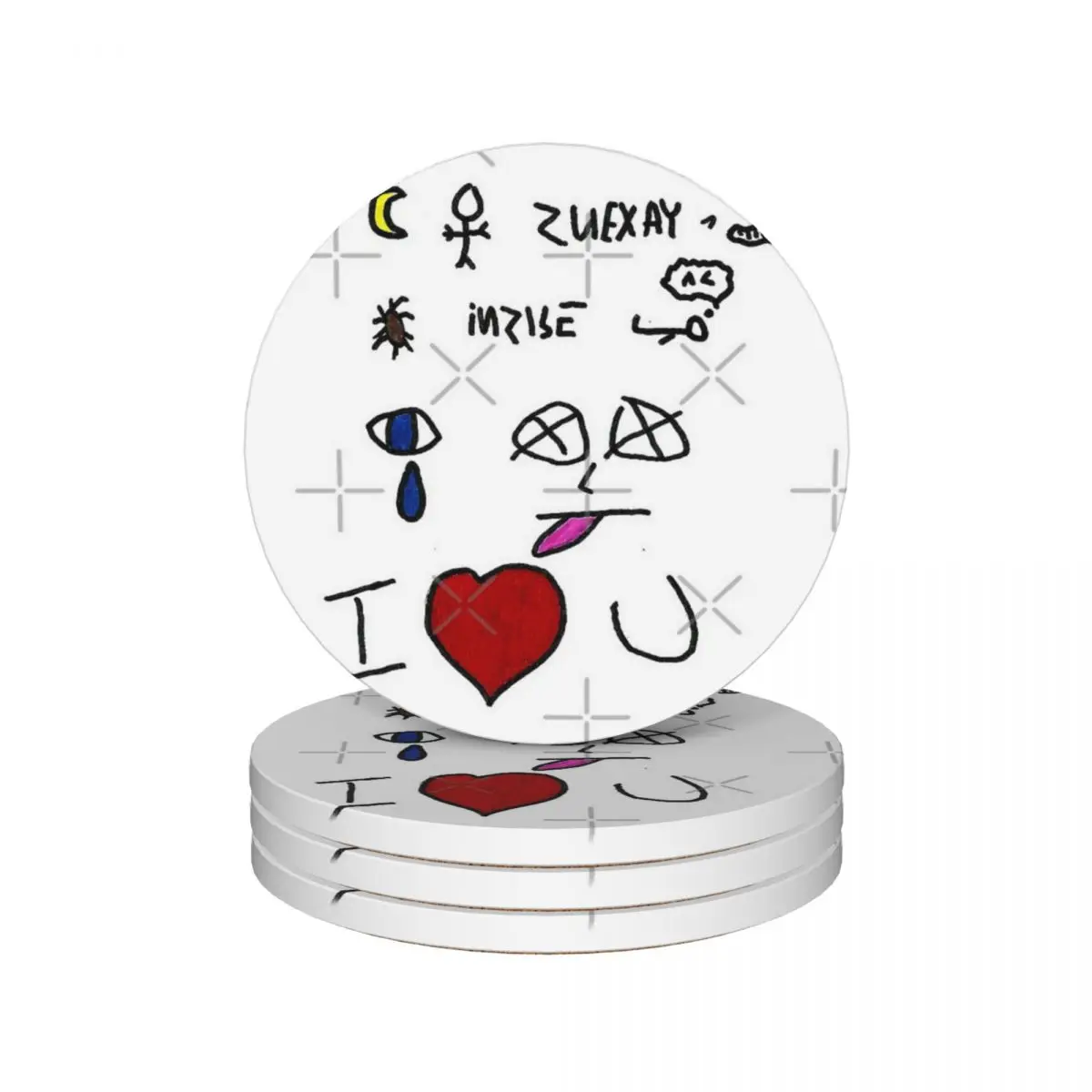 Тексты песен ночногомана It S Always Sunny Керамические подставки для кухонного бара (4