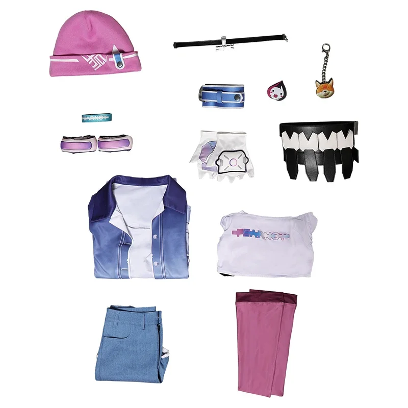 Kiriko пиджак шляпа косплей костюм игра OW ролевые игры фантазия Взрослые женщины