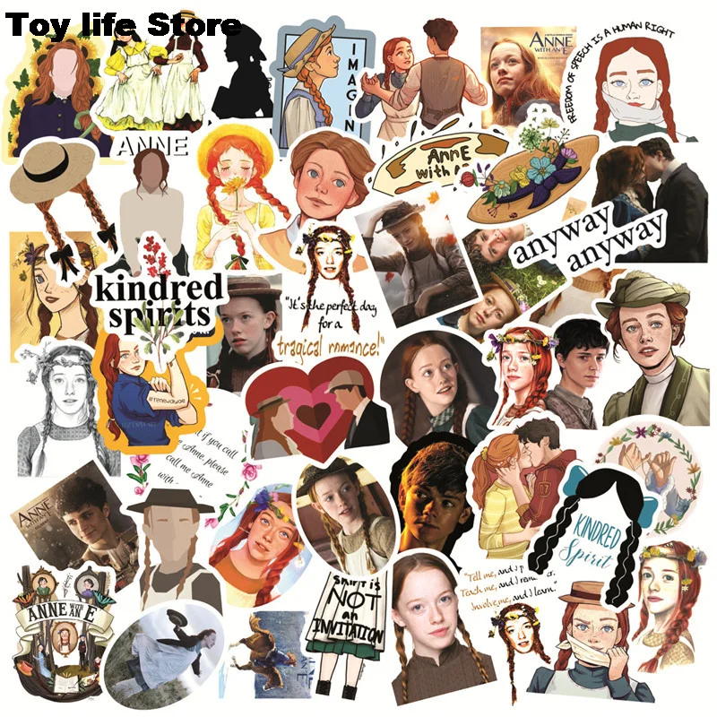 

10/30/50pcs/pack Anne with an E Season Classic TV Show Stickers For Refrigerator Car Helmet DIY Gift Box Bicycle Guitar Notebook