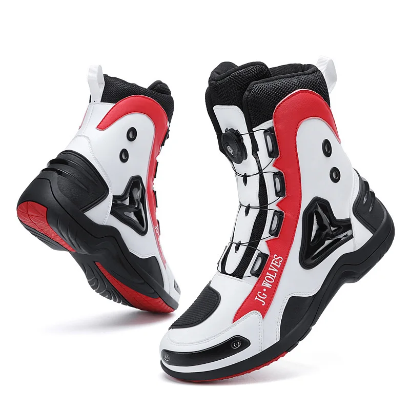 

NEW Riding Tribe Motorcycle Boots Men Bota Motocross Botas Moto Motorboats Shoes Motorbike Racing Career Bicycle Speed Boots