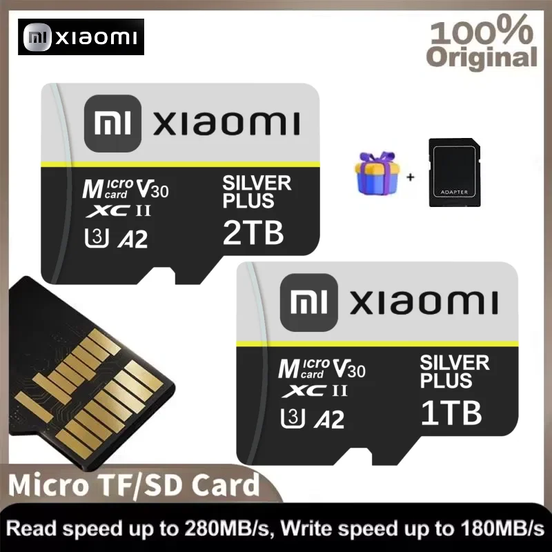 Карта памяти XIAOMI 2 ТБ 128 ГБ безопасная цифровая SD-карта для камеры 512 цифровой