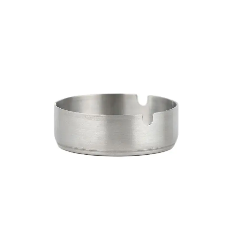 

Thick stainless steel smoke dish hotel restaurant Internet cafes round ashtray creative anti-fall ashtray