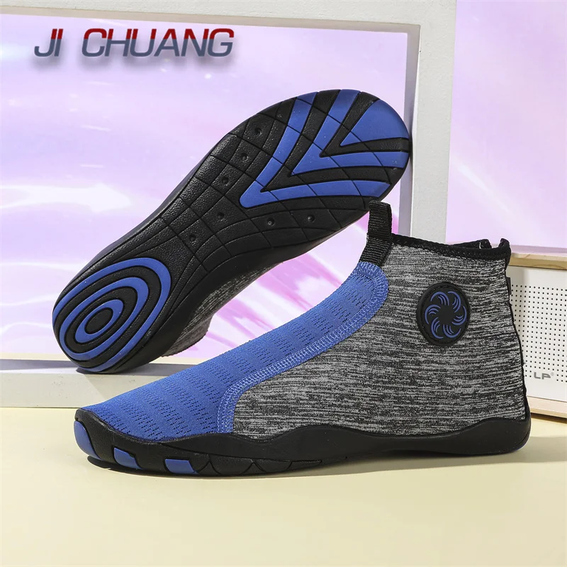Men Aqua Shoes Women Diving Socks Summer New Barefoot Swimming Water Shoes Beach Wading Sports Sneakers For Fitness Yoga Surfing