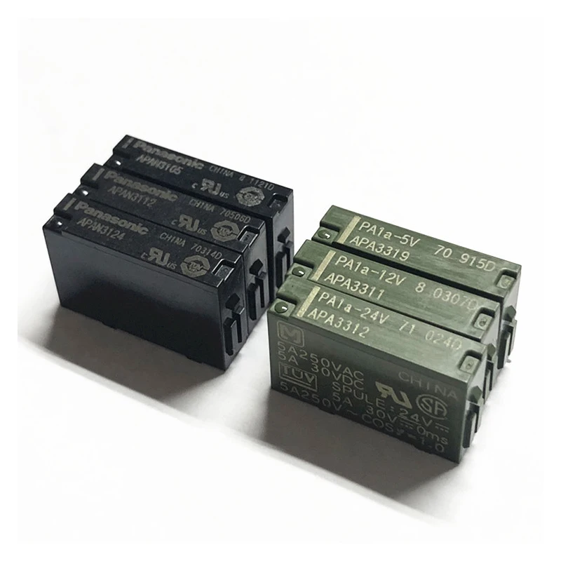 5 шт./партия, новые оригинальные реле для фотолопанов 3105, 5 В, лопанов 3112, 12 В, лопанов 3124, 24 В, полная замена для детской фотолампы, 4 контакта, 5 А, 250 В переменного тока