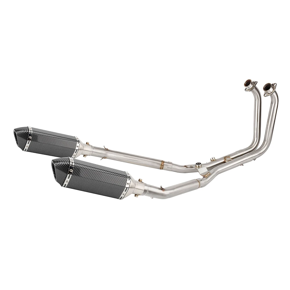 Фото Для Yamaha TDM 900 2002-2013 TDM900 Escape без шнуровки глушитель мотоцикла со звеньевой трубой №5